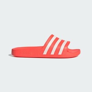 ADIDAS Adilette Aqua Slide U (Size Men 8 / Women 9) Solar Red White GZ5235‎ #563
